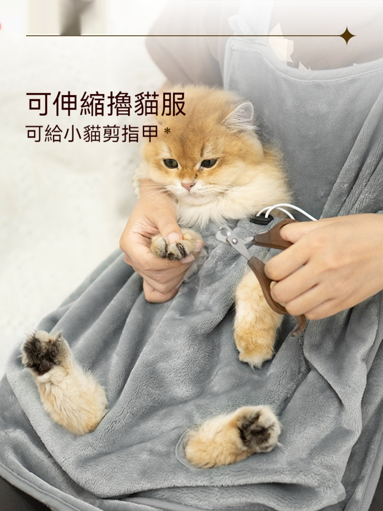 【擼貓必備】掏耳朵✅剪指甲✅都能乖乖啦！擼貓也不怕粘貓毛
