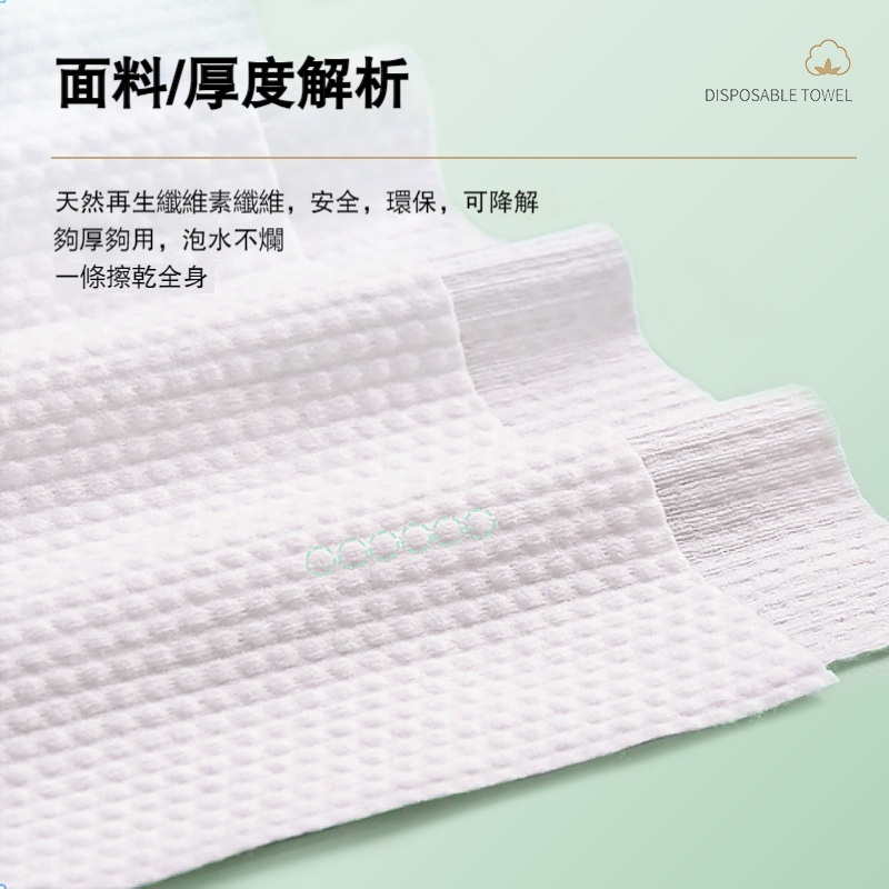 【一次性純棉便攜浴巾】獨立包裝✅柔軟親膚✅無熒光劑✅3秒瞬吸✅柔軟耐撕✅