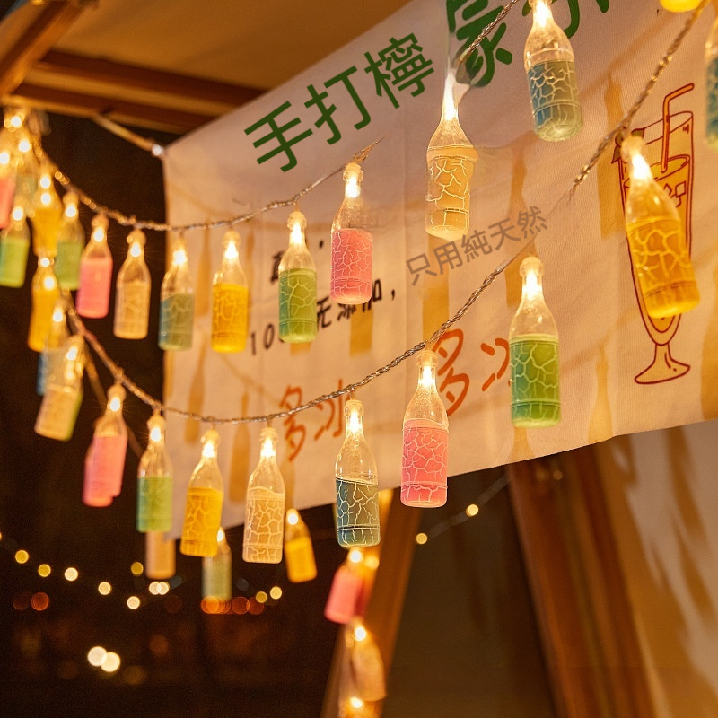 【鎮店之寶】爆款攬客神器LED酒瓶小彩燈【適合多種場合氛圍營造，✅夜市擺攤✅酒吧✅ 生日宴會✅ 戶外露營】