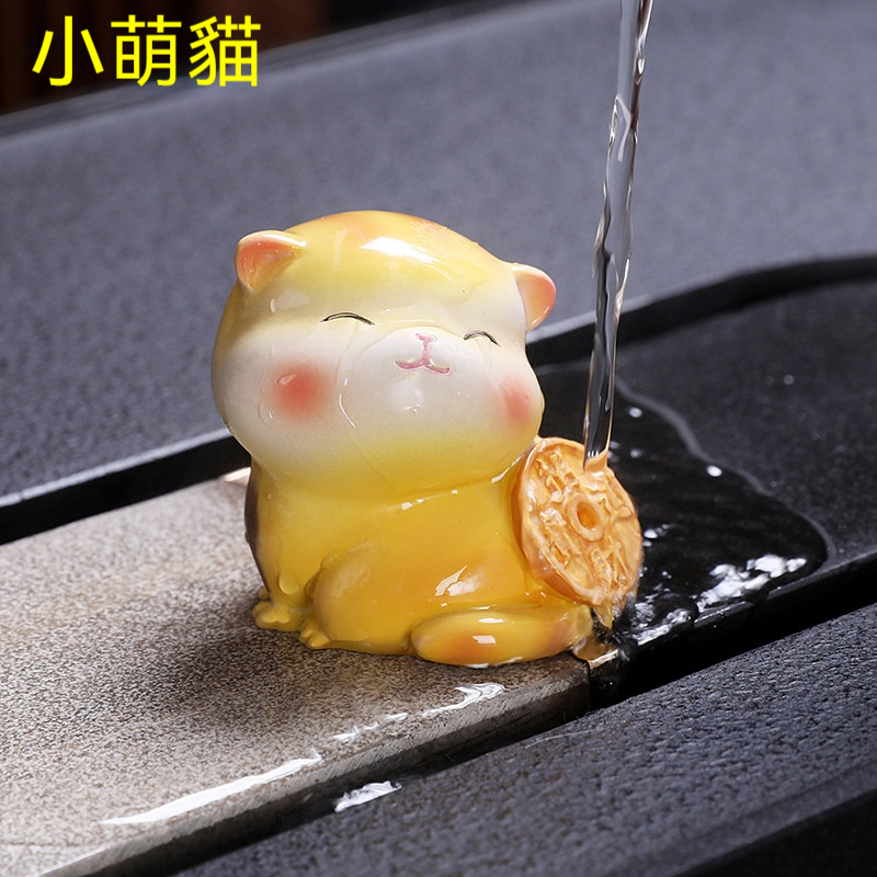 【TEA PET TEA PLAY】茶桌頂の小確幸！? 遇熱會變色の萌喵茶寵，陪你呷茶趣味滿滿！✅ 遇熱水就變色！✅ 當茶寵把玩✅當擺飾點綴✅送禮自用兩相宜✅ 精美禮盒包裝