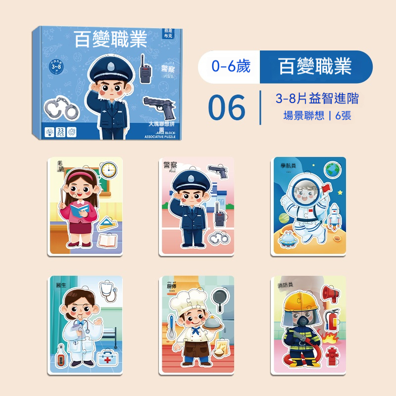 ✅ 【全階段設計】從撿卡認圖到拼圖學字，一盒用足6年！ ✅ 【安全材質第一名】加厚卡嘸拗裂、圓角嘸割手，囡仔啃咬也安心！ ✅ 【玩中學超有效】認動物、記漢字、練手眼，腦力發展攏顧到～
