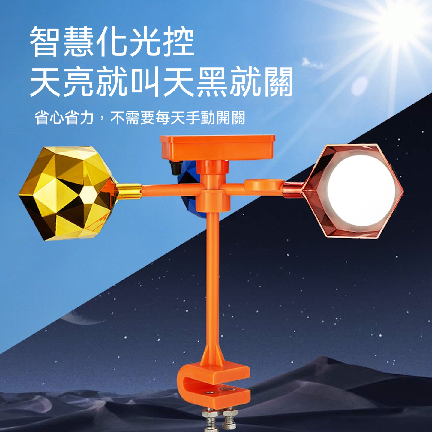 太陽能充電，免接電0電費  ✅ 語音驅趕 → 內建天敵聲音，鳥類嚇跑 ✅ 風力轉動＋反光 → 視覺聽覺雙重嚇阻 ✅ 全天候自動運作 → 不用顧，自己趕鳥 ✅ 防水耐用 → 戶外下雨也不怕  ✅果園、農場、稻田、庭院都能用