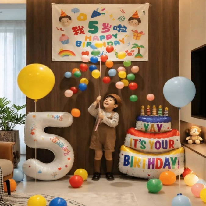 週歲生日氣球場景佈置裝飾組（兒童寶寶男孩女孩派對背景掛布／抓週派對必備）✅ 完整套組，不用東拼西湊 ? → 掛布＋氣球＋流蘇＋數字1，一次購齊 ✅ 主題掛布多款可選 ?️ → 男寶藍色系、女寶粉色系、中性動物款，任你挑 ✅ 高質感不織布／帆布 ? → 不易皺、不褪色，可重複使用 ✅ 氣球混色搭配 ? → 金銀、馬卡龍、莫蘭迪色，怎麼搭都好看